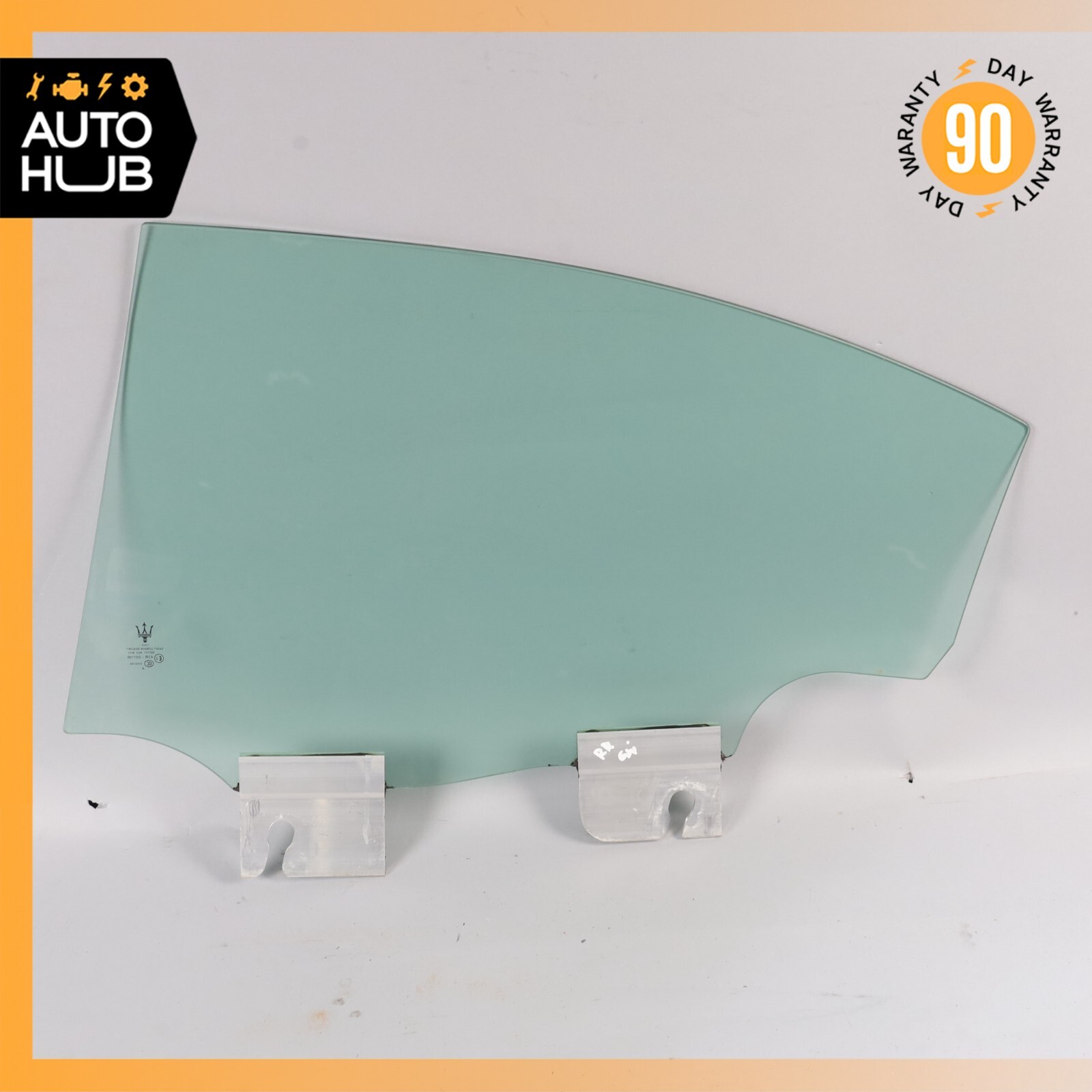 14-22 Maserati Ghibli M157 Rear Right Side Door Window Glass OEM