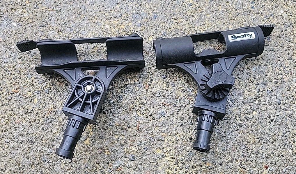 Scotty Adjustable Removable Fly Rod Holder Flush Mount Safety Strap  SET of  2