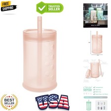 Clear View Silicone Training Cup with Straw Lid  Toddler Sippy Trainer 12mo ...