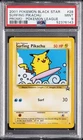 2001 POKEMON PROMO BLACK STAR POKEMON LEAGUE #28 SURFING PIKACHU PSA 9
