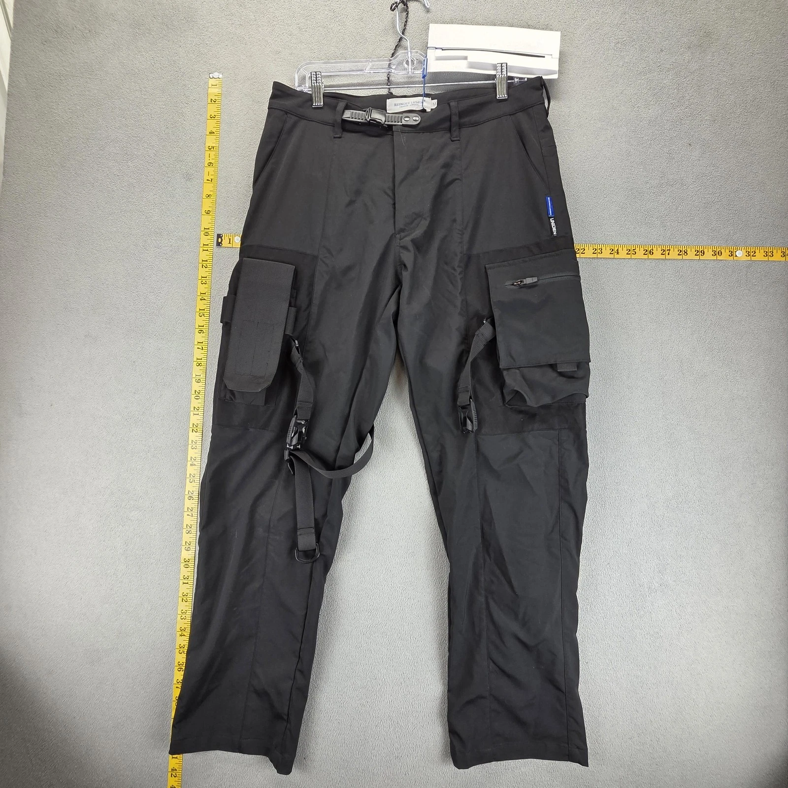 NWT Reindee Lusion Pants Mens M Black UNIDEN Waterproof Tactical Utility