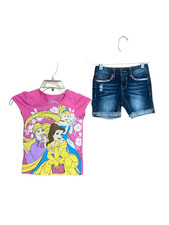 Disney Princess Tee/Shorts Sz 5/6X NWOT