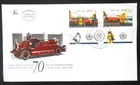 Israel 1995 70 Years Fire Rescue Services FDC with Vintage Fire Truck cachet