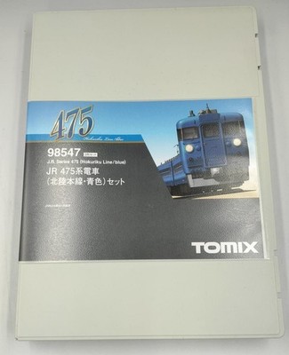 Tomix Spur N 475 Serie Zug Hokuriku Mainline blau Set gebraucht