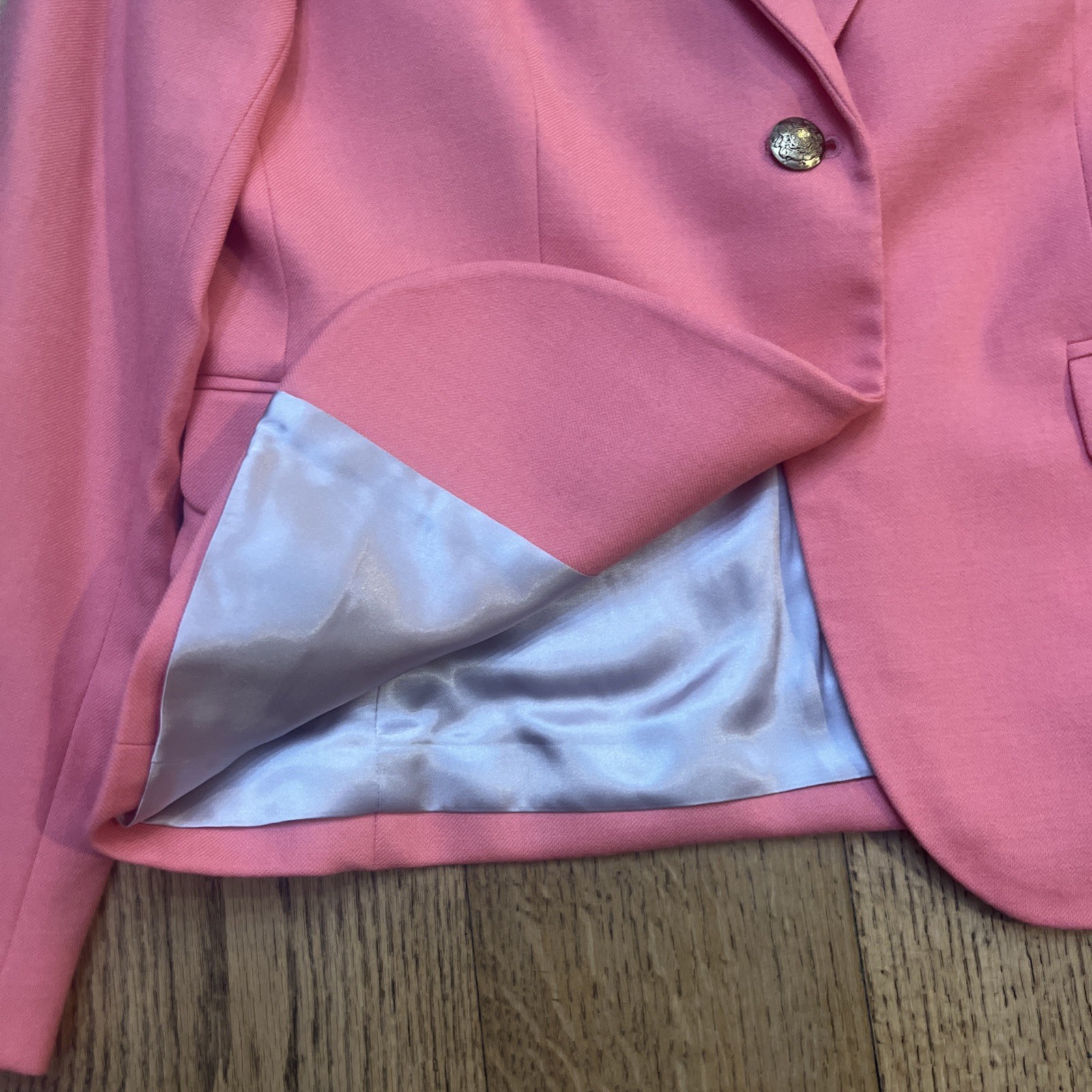 J. Crew WoolWomen's Blazer Jacket Solid Lined Cor… - image 6