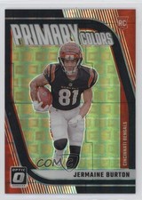 2024 Panini Donruss Optic Black Pandora Prizm 8/25 Jermaine Burton #18 19fe