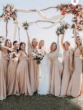 Champagne Multiway Infinity Dress
