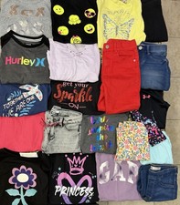 Large Girls Clothes Lot Size 7  8 Cute Name Brand Clothes For School 20 Items 