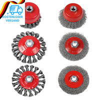 Exleco 6Er DrahtbüRste Winkelschleifer 75Mm 100Mm DrahtbüRste Flex Set TopfbüRst