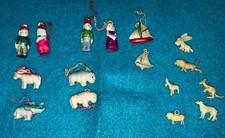 Vintage Cracker Jack Gumball Toy Prize Charm Lot Celluloid Plastic 16 Pieces