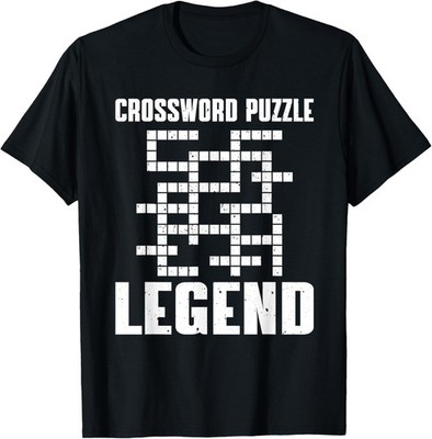 Great Crossword Puzzle Legend Costume Word Game T-Shirt