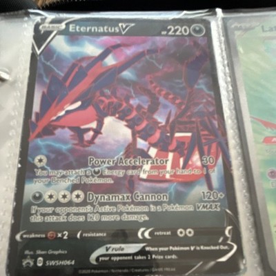 Pokémon TCG Eternatus V SWSH064 Sword & Shield Promo Card Holo V Promo