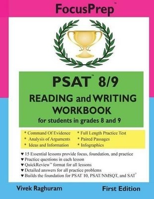 Vivek Raghuram PSAT 8/9 READING and WRITING Workbook (Taschenbuch) (US IMPORT)