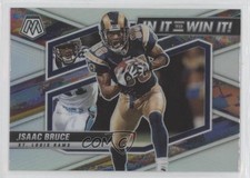 2022 Panini Mosaic In It to Win It Silver Prizm Isaac Bruce #SB-9 HOF 3n4