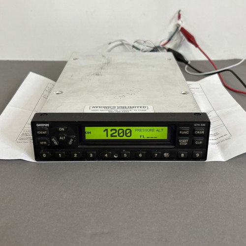 GARMIN GTX 330 TRANSPONDER PN 011-00455-00 NON-ES With New 8130-3