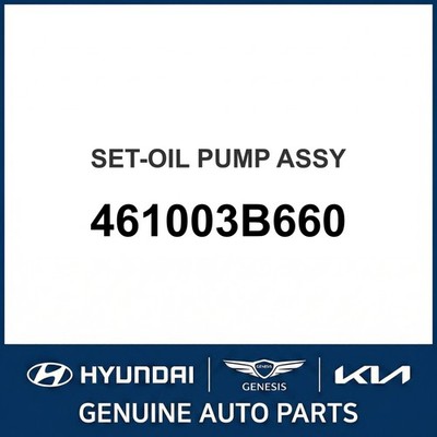 2009-2020 Kia Forte Set - Ölpumpenaggregat OEM Neu 461003B660