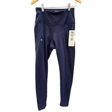 Layer 8 Women's Inkwell High Waisted Full Length Leggings XS Compression Brushed