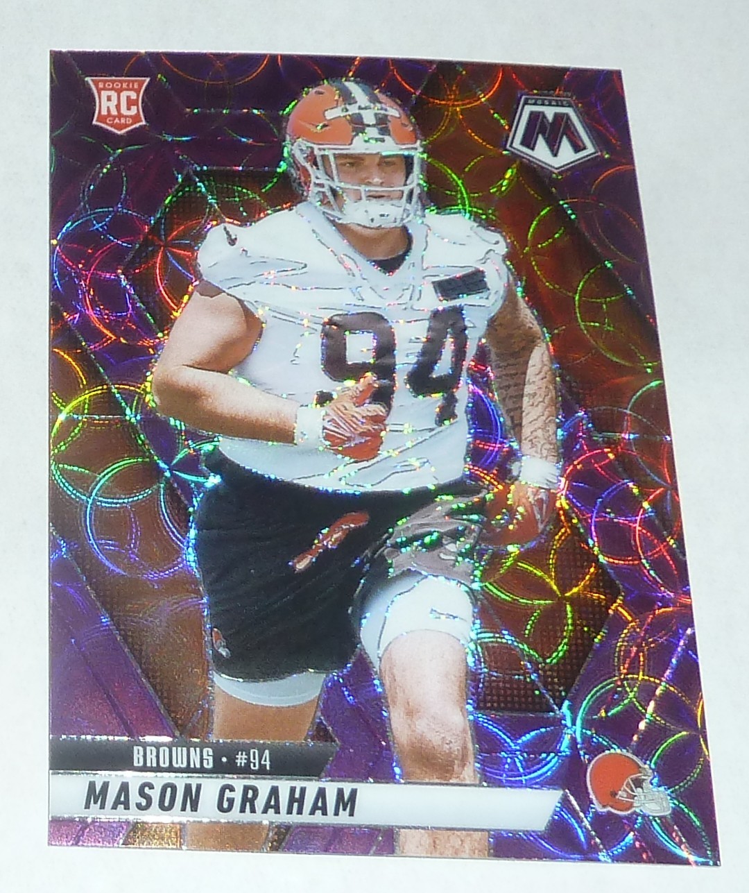 2025 Panini Mosaic Purple Scope MASON GRAHAM BROWNS RC ROOKIE # 311