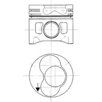 Kolbenschmidt Kolben Passend FüR VW California T4 Camper 70J 7DJ 7DK 2.5 TDI