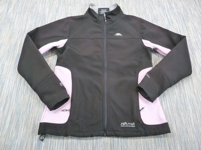 Trespass Jacke Damen Größe L schwarz pink Softshell Full Zip Outdoor Mantel