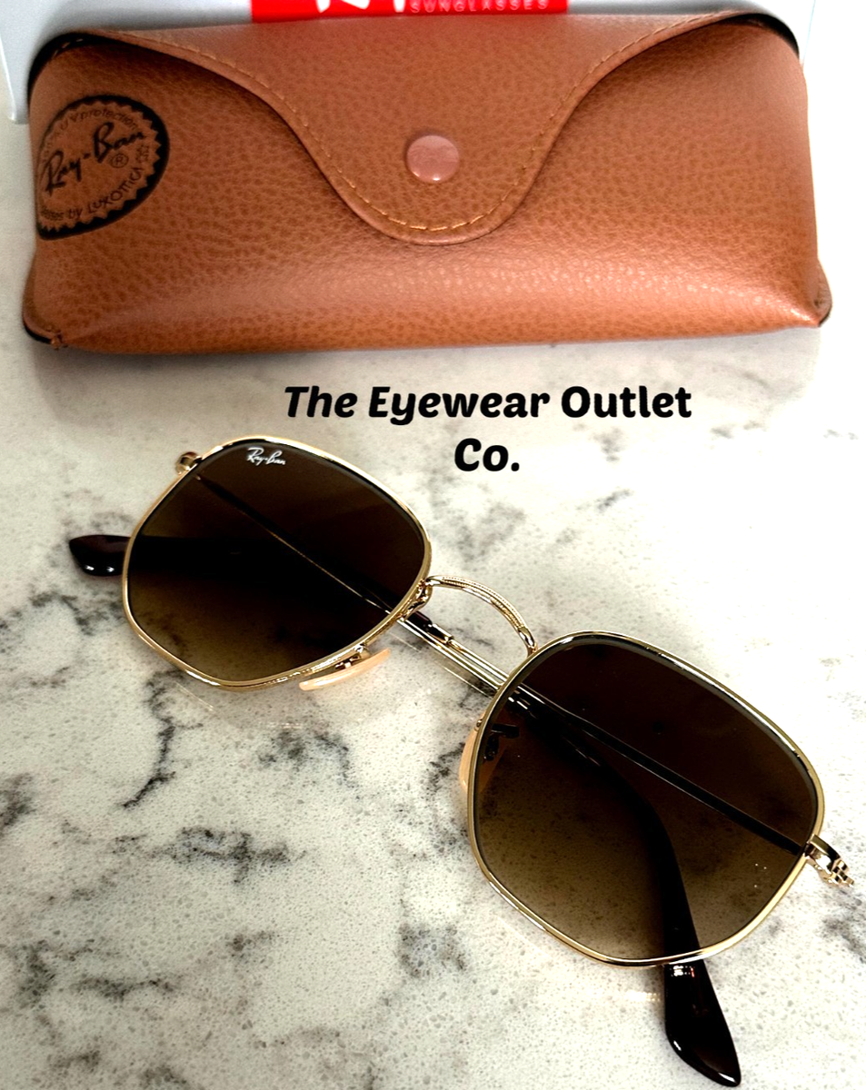 Store Display Rayban Hexagonal RB3548N Gradient Brown Lens  display picture 3