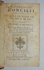 CONCILIO DI TRENTO – ediz. 1785 – Canones et decreta