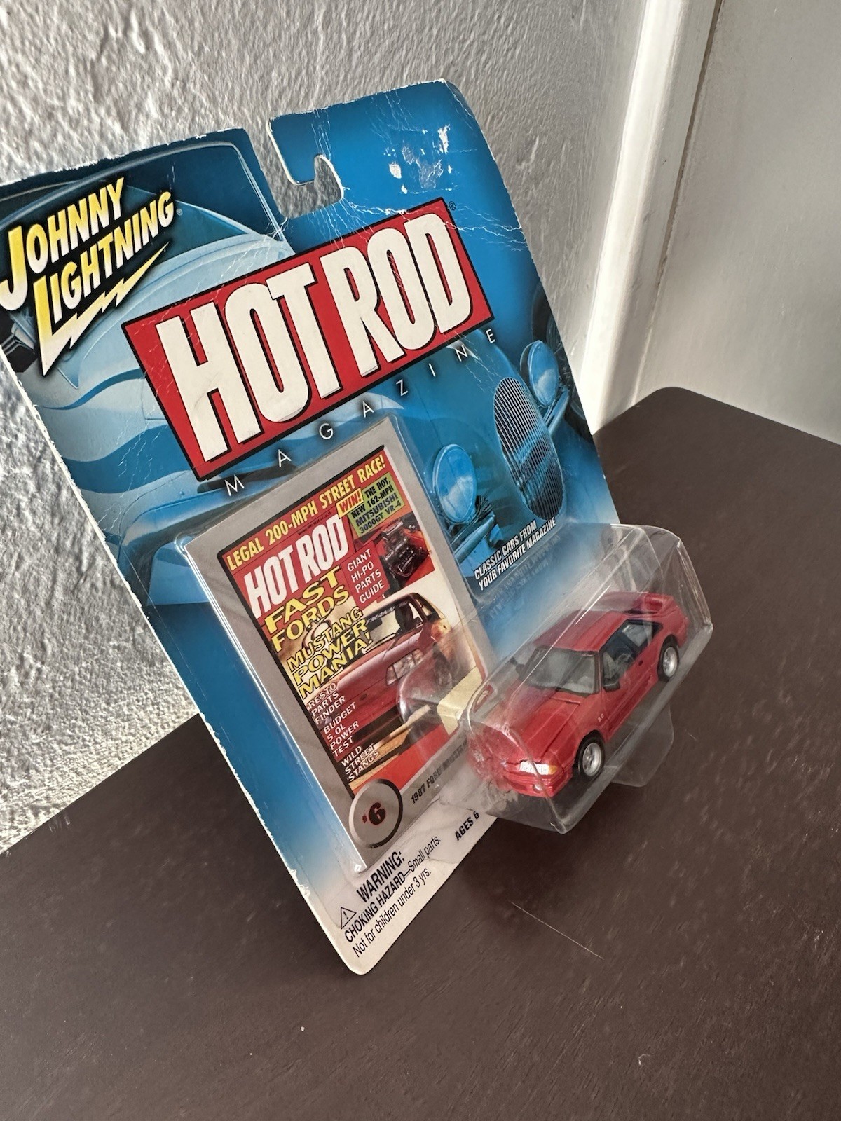 Johnny Lightning Hot Rod Magazine 1987 Ford Mustang GT #6 Fast Ford