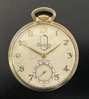 14K Solid Y  Gold Case Hamilton Pocket Watch Packard Motor Employee Rare Runs