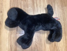 Vtg 10" Black Lab Dog Douglas Stuffed Animal Plush Labrador Retriever Pup