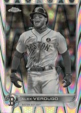 Alex Verdugo 2022 Topps Chrome Sonic - Black & White RayWave #33 -