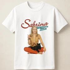 Sabrina The Teenage Witch Graphic Tee with Iconic Logo Look Unisex T Shirt