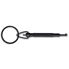 Zak Tool ZT11X Polymer Police Correction Handcuff Key w/ Swivel Key Ring, Black