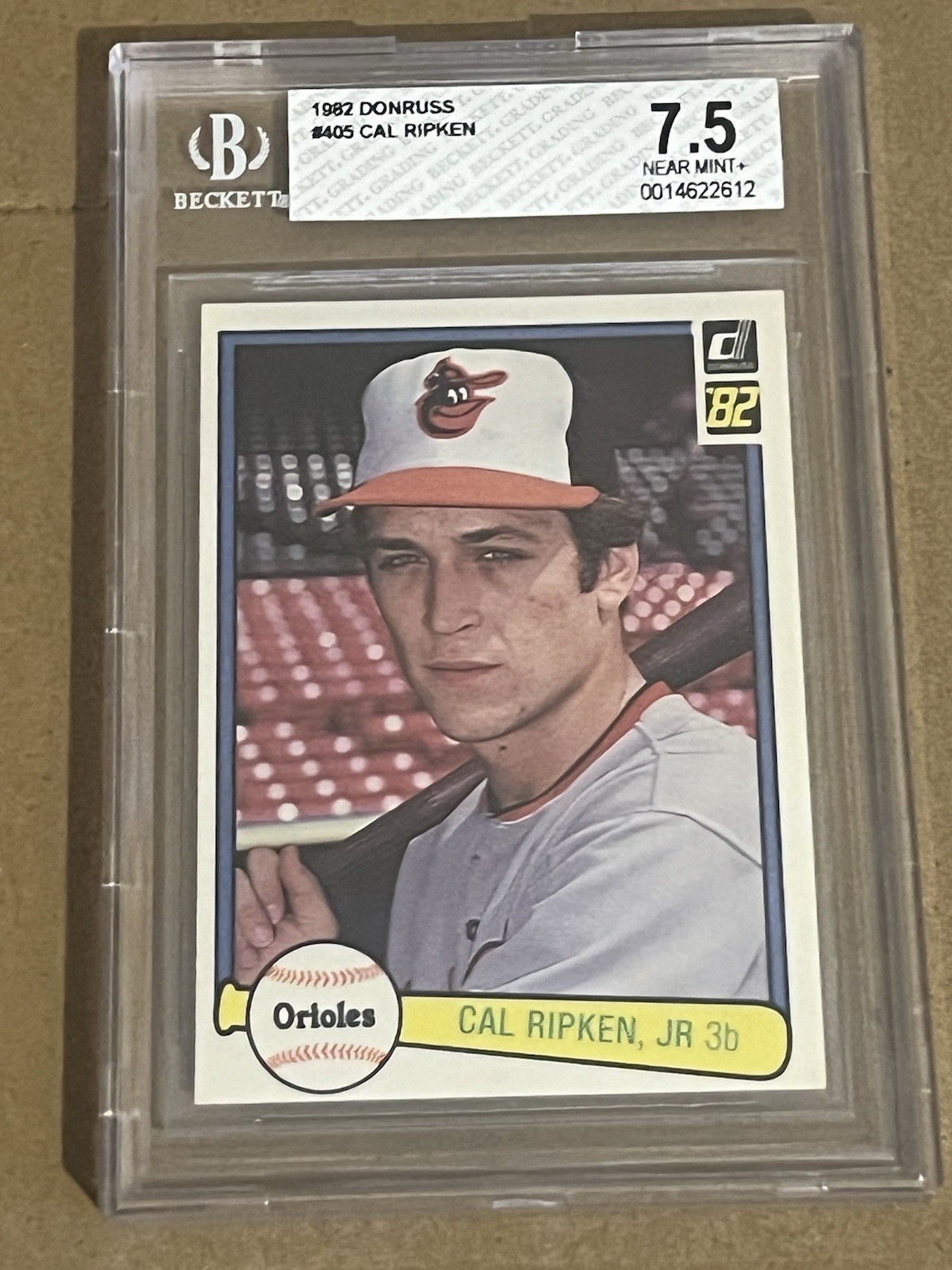 1982 Donruss Cal Ripken Jr #405 BGS 7.5 Rookie RC HOF