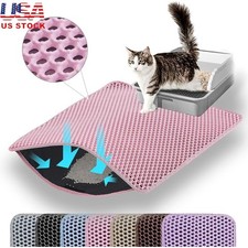 Premium Cat Litter Mat Anti Tracking Washable Non Slip Litter Catcher Easy Clean