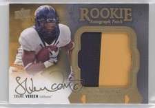 2011 Upper Deck Exquisite Collection Rookie /135 Shane Vereen Patch Auto g6p