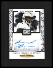 2021 Ramaud Chiaokhiao-Bowman Rookie Auto SAGE Premier Draft #A69 Northwestern