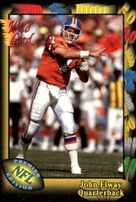 John Elway 1991 Wild Card #4 Denver Broncos NFL READ FREE SHIPPING AutographDen