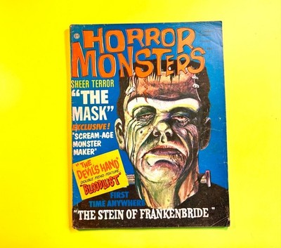Horror Monsters Magazine #3 - Frankenstein - Original Charlton Publishing - Fine