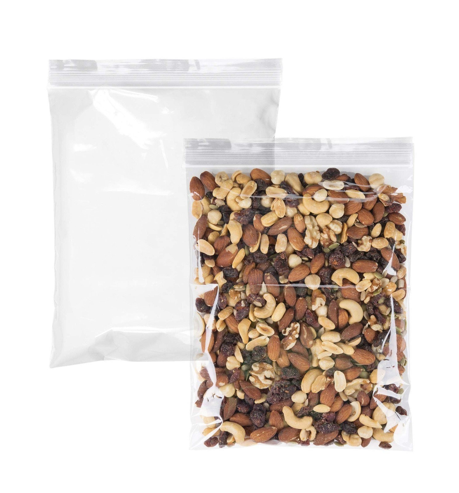 Clear Zipper Lock Bags Heavy Duty Seal Top 6 Mil 1000 Count 