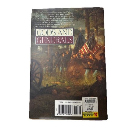 Gods and Generals - Jeff Shaara Like new condition. Hardback. Dustcover