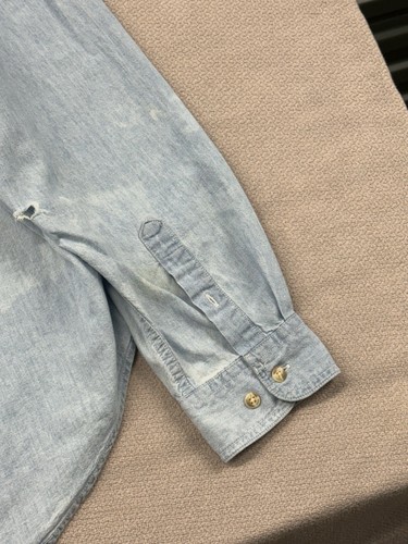 Vintage Disney Catalog Seven Dwarfs Denim Distressed Button Down Women Size 2X - Picture 11 of 15
