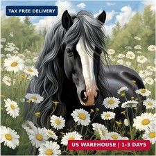 Diamond Painting Kits for Adults Horse, 5D DIY Diamond Art Kits for Beginners ro
