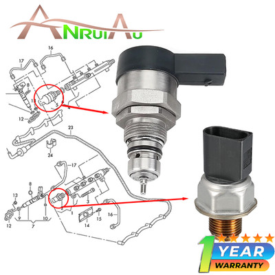 Fuel Pressure Sensor Regulator for Audi A4 A5 A6 A7 A8 Q5 Q7 2007-2018 3.0L 4.2L