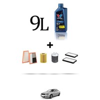 Hoffcar Wartungsset 4 Filter Und 9L ÖL FüR Mercedes Klasse CLK (A209, C209) 320