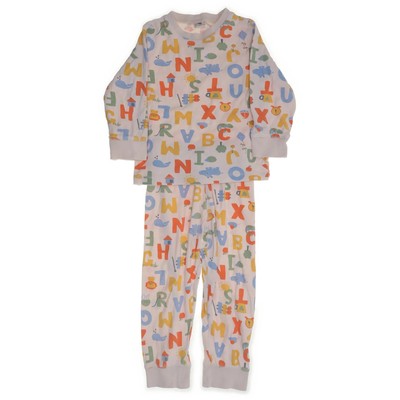 Alana, Pyjama, Größe: 98, Baumwolle, Beige/Mehrfarbig, Sonstiges #rEY