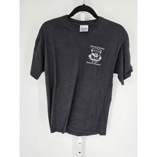 Hanes Men's Black Short Sleeve Death Dealers 2/19 Infantry T-shirt Size L