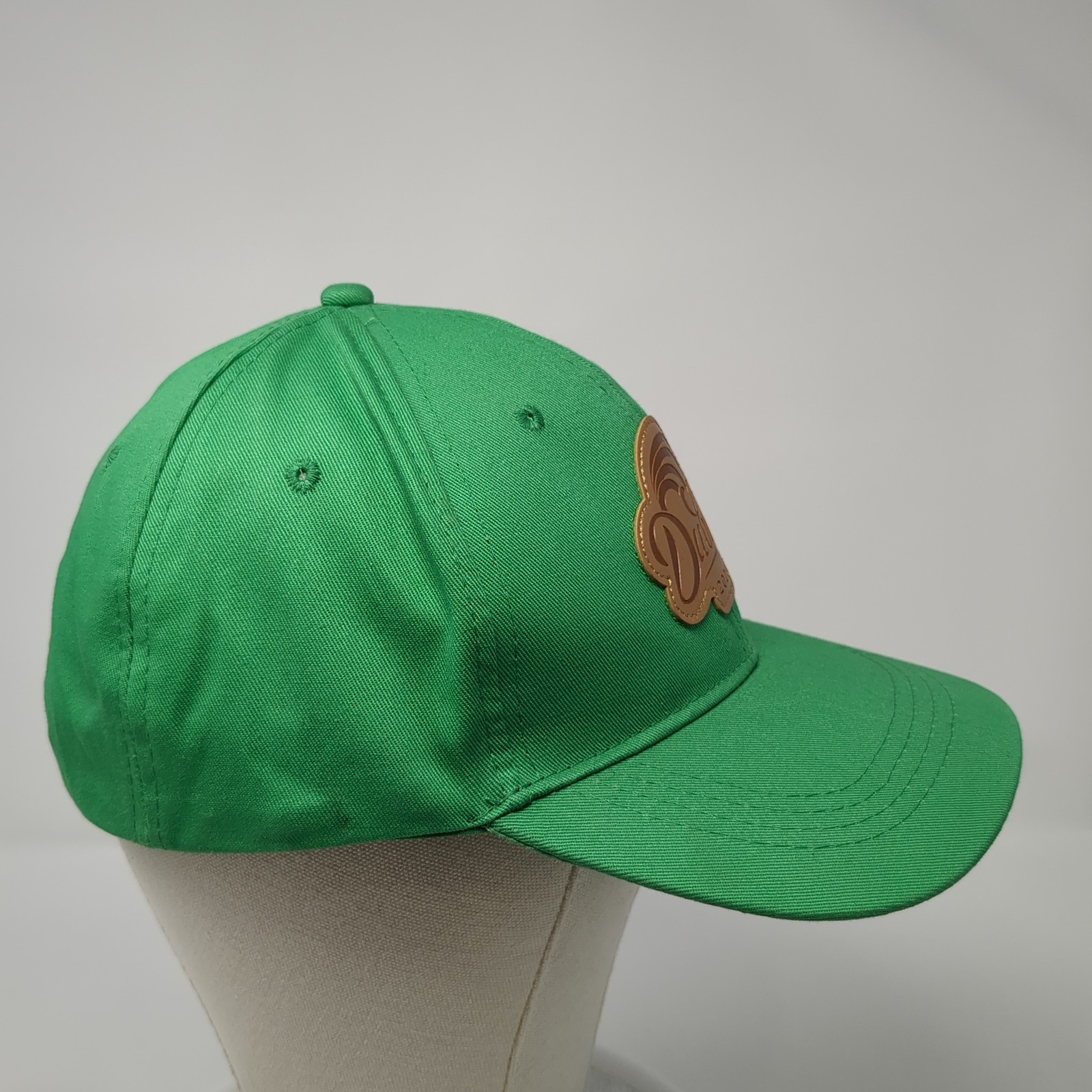 Dublin 2023 Leather Patch Snapback Hat Solid Gree… - image 4