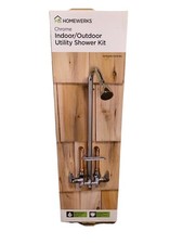 Homewerks Chrome Indoor/Outdoor Utility Shower Kit 3070-250-ch-b-ws New In Box