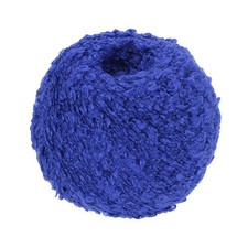 Wool Acrylic Fancy Loop Yarn, Wool Roving Yarn 50 Grams, Blue 