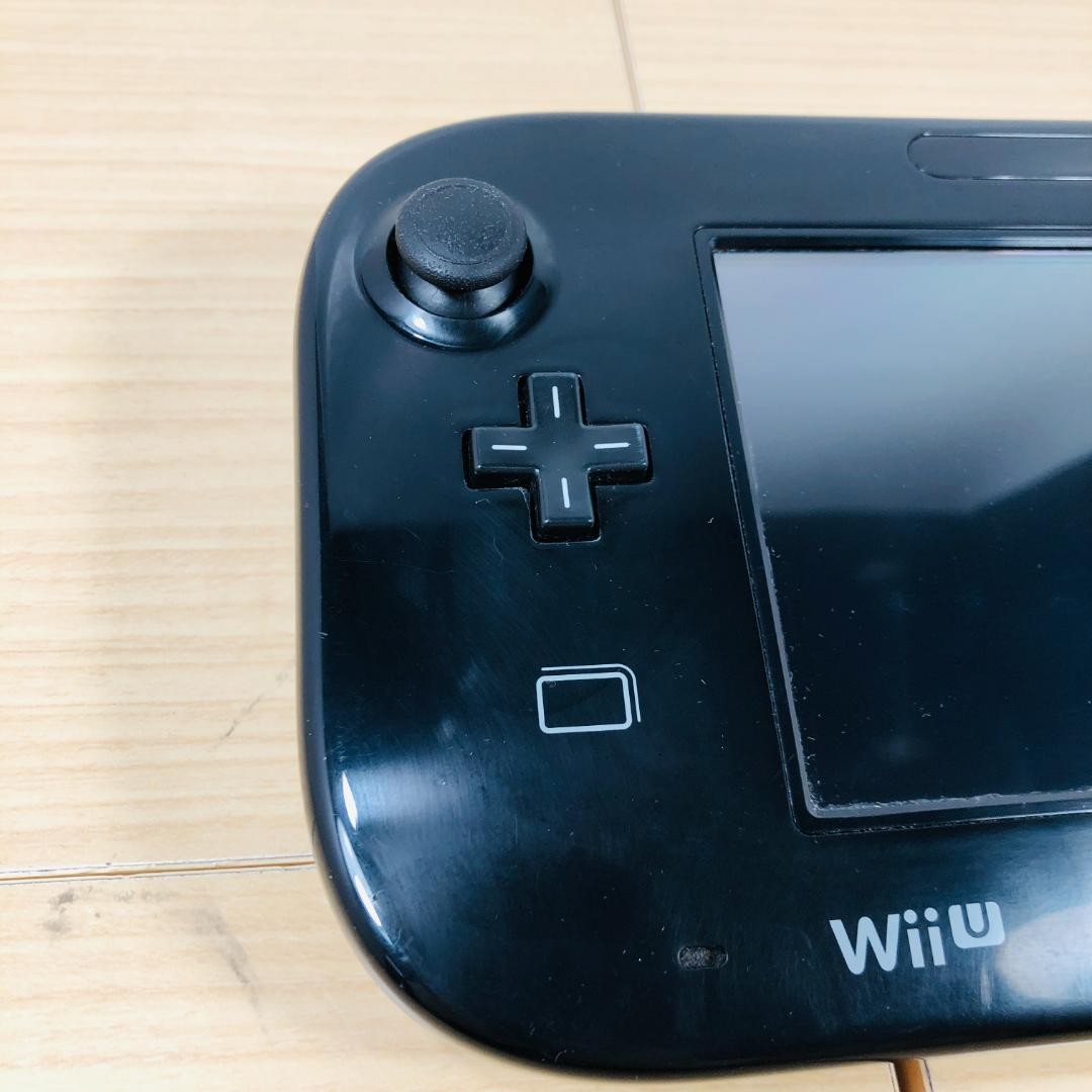 Nintendo Wii U Premium Set Black Console 32GB Box Tested
